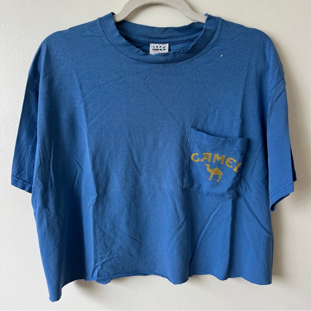 Vintage camel tee - cropped